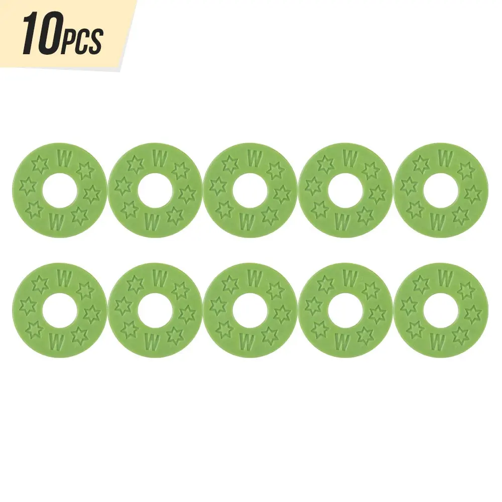 10pcs Guitar Strap Block Rubber Safety Strap Lock Washer for Guitars..