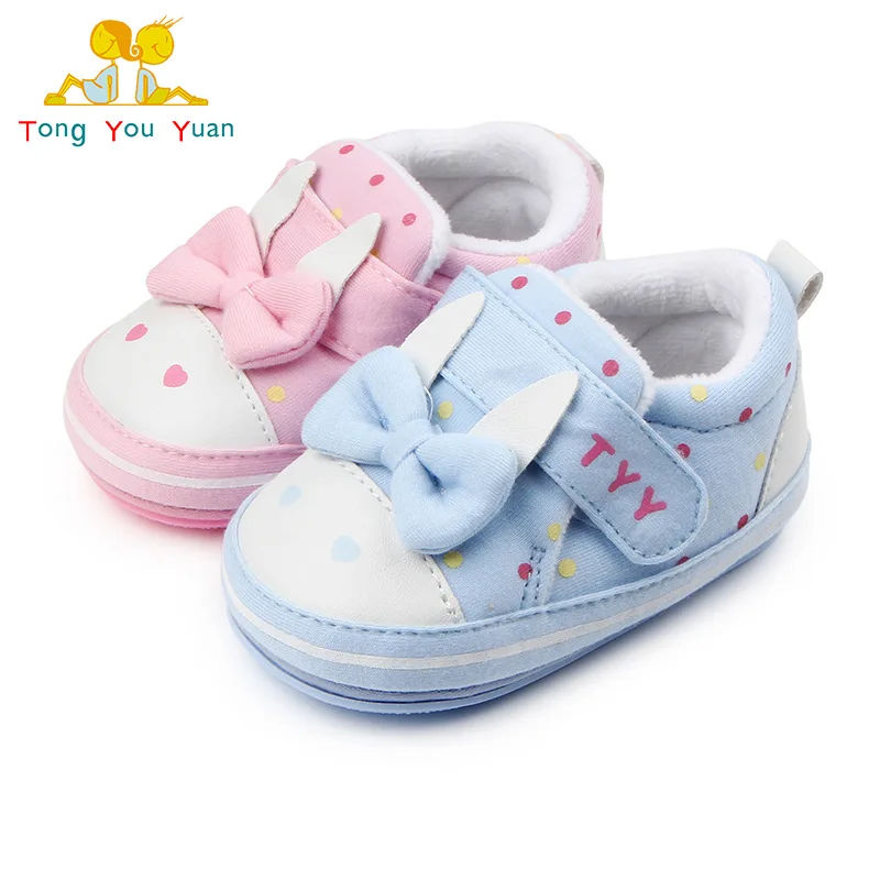 

Autumn And Winter Warm-mo shu tie jiao End Rabbit Cartoon BABY'S Shoes Hard Bottom Anti-slip Toddler Shoes Tyy-6