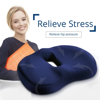 

Memory Foam Seat Cushion Orthopedic Pillow Coccyx Office Chair Cushion Support Waist Back Cushion Car Seat Hip massage Pad Sets