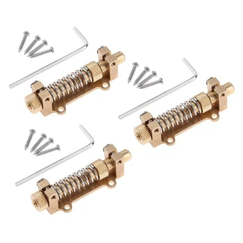 

3 Pieces Brass Tremolo Stabilizer, Electric Guitar Tremolo Stopper Stabilizing Device Kit Accessories