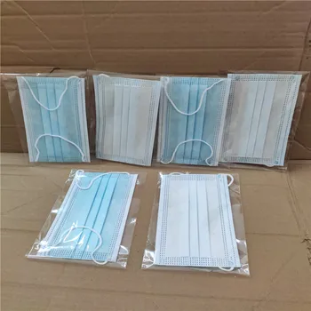 

Free delivery 10/20/50 pcs Disposable face mask 3 Layer Filter Mouth Masks mascarillas Masque Boxed Mask Individually packed