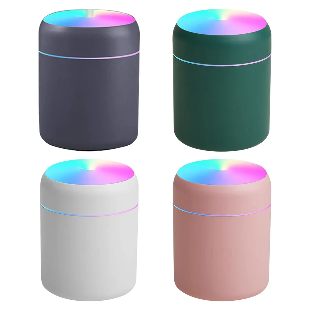 Cool Mist Air Humidifier with Colorful Night Light USB Rechargeable Low Noise Freshener for Car Home Bedroom Kids Rooms - Цена: US $3.16