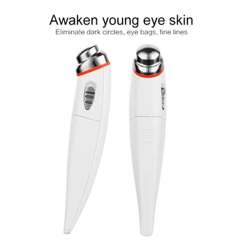 

2 In 1 Face Anti-Ageing Wrinkle + Electric Eye Massager Pen Vibration Eye Mask Wand Help Sleep Lift Facial Skin Tool