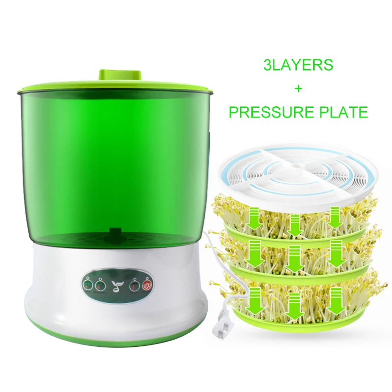 Intelligent Bean Sprouts Maker Thermostat Green Vegetable Seeds Growth