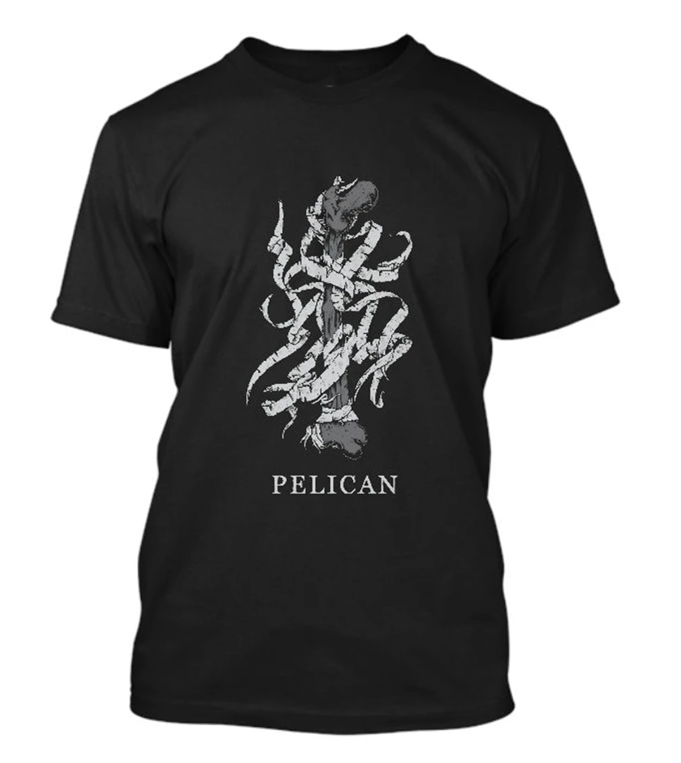 Новый Pelican концерта группа комплект из черной кофты с длинным рукавом и Размеры S