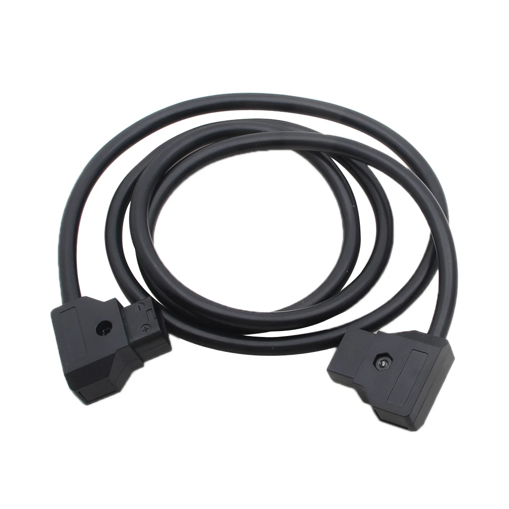 100cm Dtap to Dtap Cable Line for DSLR Rig Cable for Anton Bauer Camera Battery Black