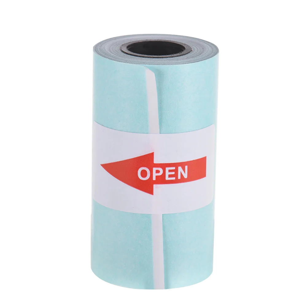 9 Rolls Printable Sticker Paper Roll Direct Thermal Paper Self-adhesive 57*30mm for PeriPage A6 Thermal Printer PAPERANG P1/P2