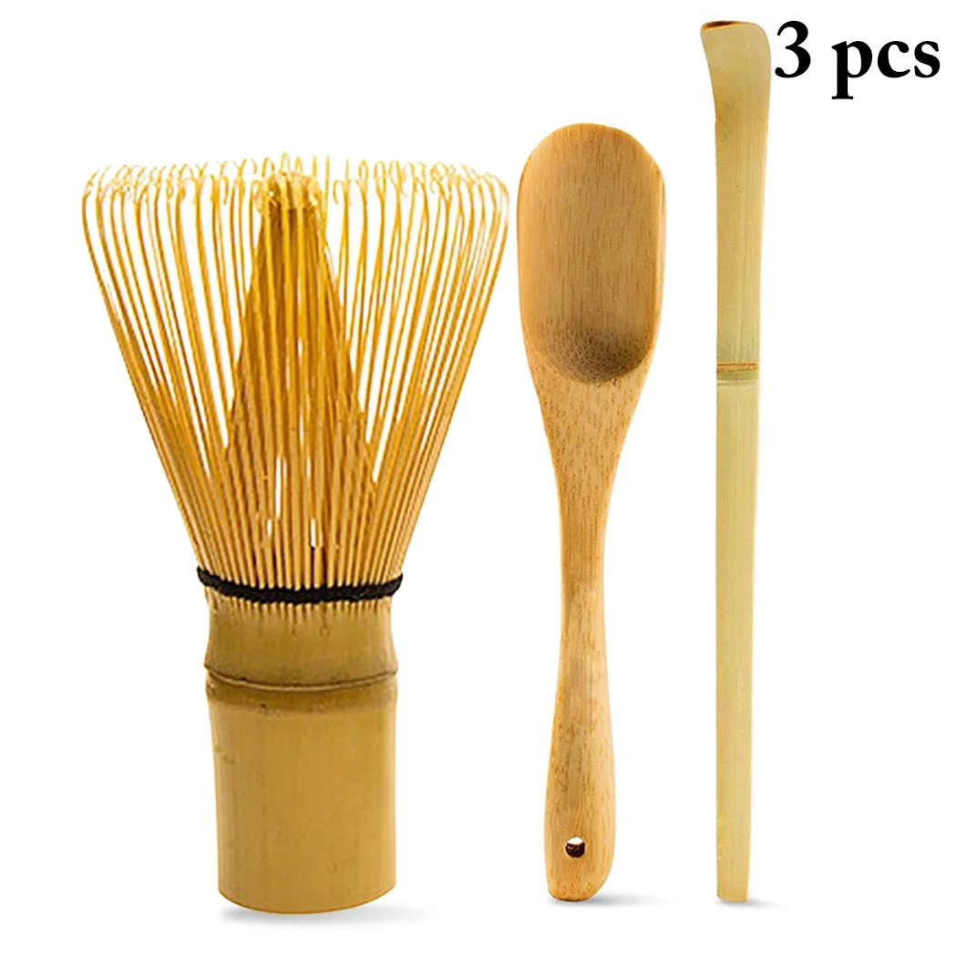Matcha Whisks Home Handmade Matcha Tea Herb Teaspoon Bamboo Whisk Retro Japanese Ceremony Kit
