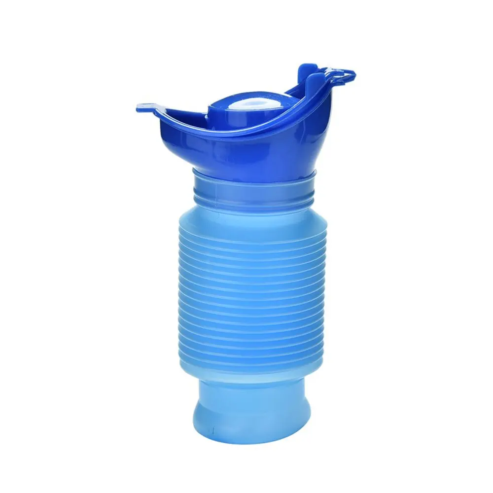 

Emergency Urinal 750 ML Portable Mini Outdoor Camping Travel Shrinkable Personal Mobile Toilet Potty Pee Bottle for Kids Adult