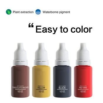 

Tattoo Ink Pigment For Permanent Makeup Easy To Wear Micro Pigment Eyebrow Eyeliner Lip Body Tattoo Art Beauty Tools