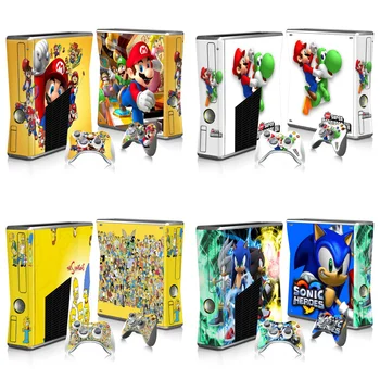 

Cartoon design For xbox 360 slim sticker for XBOX 360 slim vinyl sticker for Xbox360 slim skin sticker and 2 controller sticker