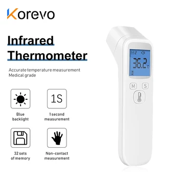 

Non-contact LCD Display Digital Infrared Themperature 32-43 degree test Data Holding FunctionGun Pyrometer IR Laser Point Gun