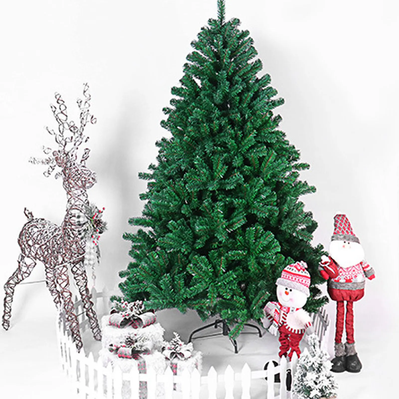 Behogar60cmMiniArtificialChristmasTreewithMetalHolderStandfor