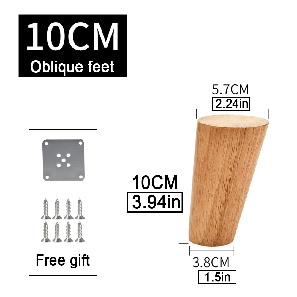 Oblique feet 10cm