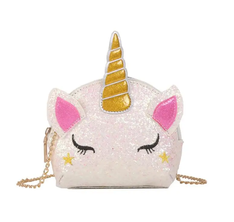photo color High Quality Women Sequins Unicorn Backpacks Teenage Girls Travel Bags Portable Party Mini School Bags Shoulder Bag for Lady - Цвет: photo color