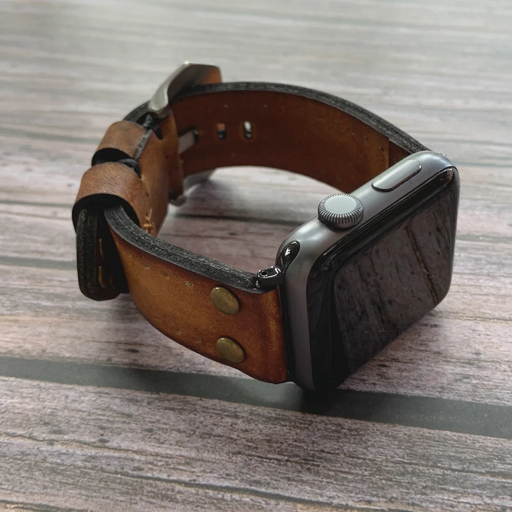 Ремешок из натуральной кожи для Apple Watch Band 38 мм 40 42 44 мм|Ремешки часов| |