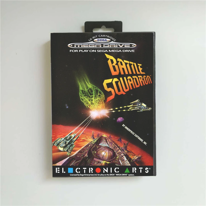 

Battle Squadron - EUR Cover With Retail Box 16 Bit MD Game Card for Sega Megadrive Genesis Video Game Console