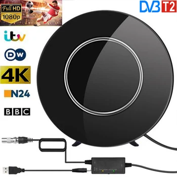 

DVB T2 K4 HDTV Digital Indoor Antenna Upgrade 2020 Amplification 150 miles range support 4K 1080P TV digital signal booster T2