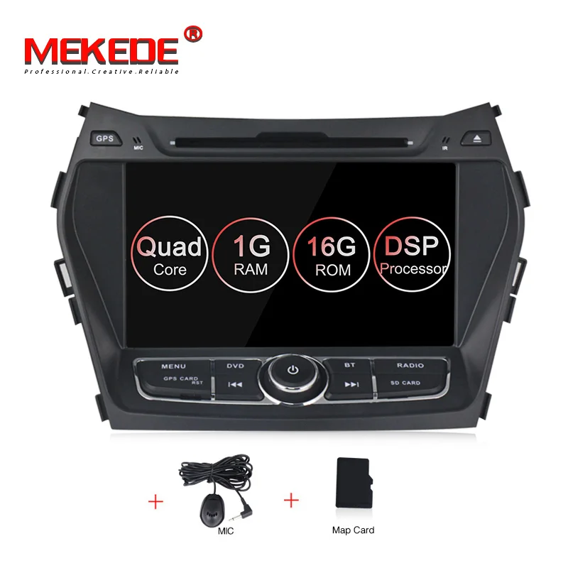 2din Android 9,0 автомобильный DVD мультимедийный плеер для hyundai IX45 Santa fe 2013 авто MP5 Радио стерео плеер с wifi BT gps камерой - Цвет: 16G