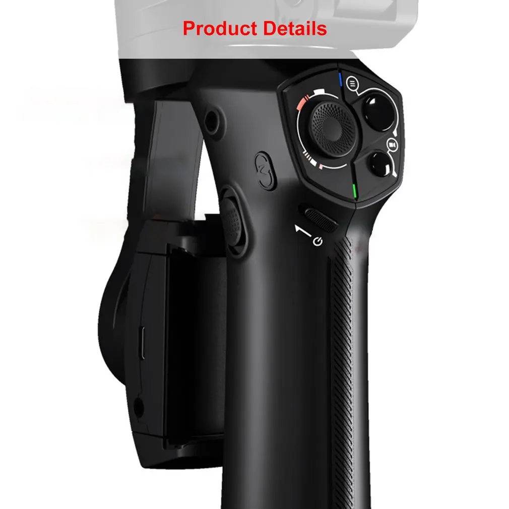 Atom 3-Axis Складной Карманный ручной шарнирный стабилизатор для камеры для iPhone смартфона GoPro и Беспроводной зарядки