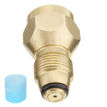 

Camping Adapter Hiking Cooking Parts Supplies Brass Propane Refill Lp Gas