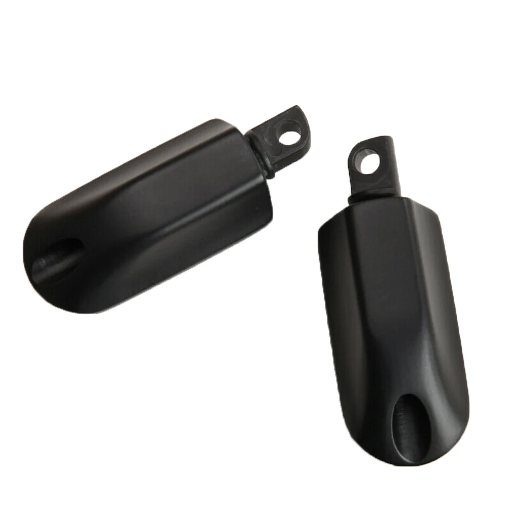 

Black Motorcycle Road Bike Footpegs Pedal Mounting Clamp Part For Sportster Dyna