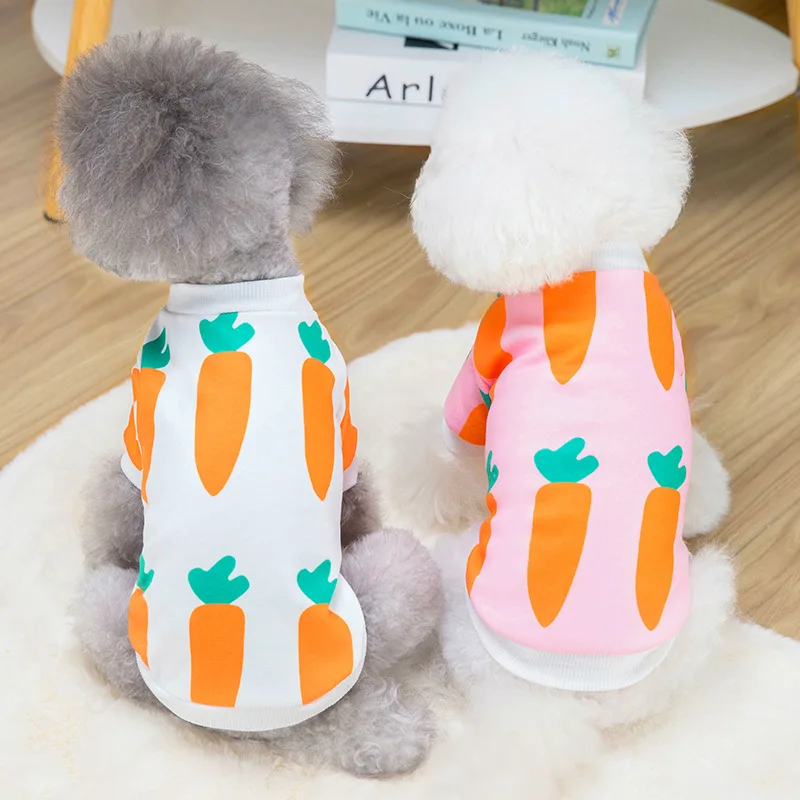 Dog Clothes Keep Warm Hoodie Pull Radish Patten Sweater Cat Puppy Coat | Дом и сад