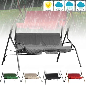 

Swing Hammock Bench Cushion Cover Waterproof Dustproof Garden Swing Cushion Spare Fabric Cover Dust Covers