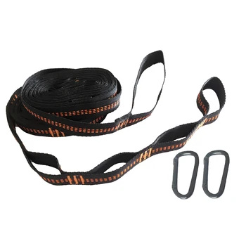

2 pcs Strong Easy Setup Versatile No Stretch Hammock Strap with 2 Buckles for Traveling Outdoor