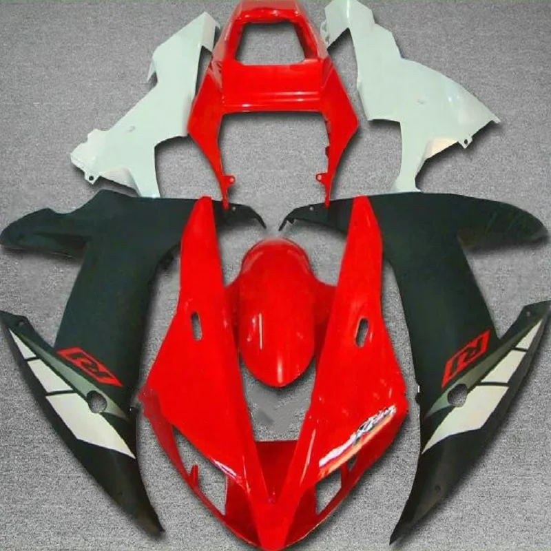 Комплект обтекателей для мотоцикла YAMAHA YZFR1 02 03 черный красный YZF R1 2002 2003 YZF1000 yzfr1
