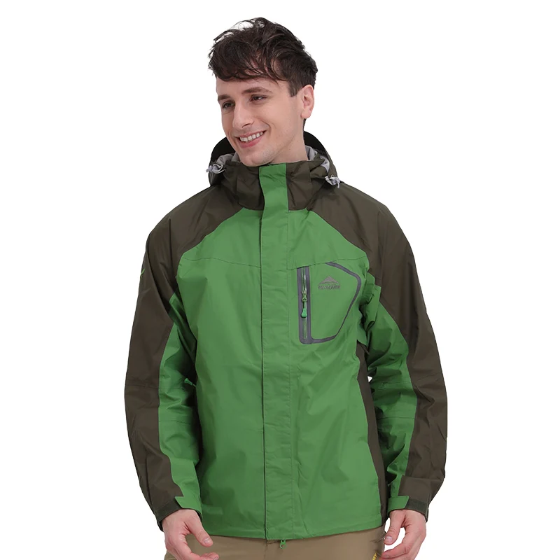 ROYALWAY New arrival Mens Hiking Windbreaker Camping Trekking Climbing Fishing Male Jackets Waterproof Coats RFOM1046E