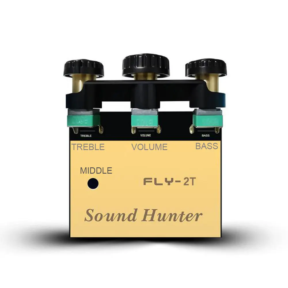 Active Pickup Treble Volume Bass Control For Acoustic Classical Folk