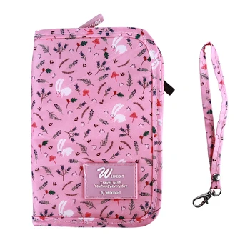 

Passport package ticket holder waterproof travel storage multifunction certificate document bag zipper fashion card cover