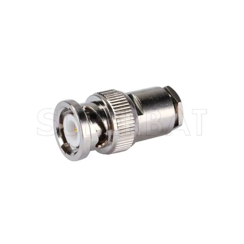 BNC Clamp Male RF Coaxial Connector for Cable RG58 RG142