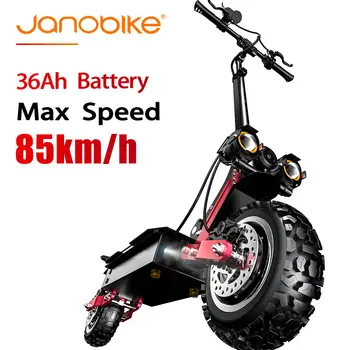 

Janobike T85 5600W Electric Scooter 85km/h Hydraulic Brake e scooter 11" Off-Road Tires Scooters Electric Motorcycle