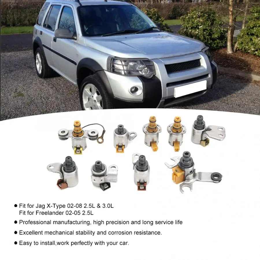 9 шт. электромагнитный клапан коробки передач JF506E подходит для freelander 2002-2005 л автомобильные аксессуары