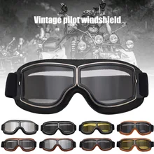 Ретро спортивные солнцезащитные очки шлем стимпанк очки для наружного мотокросса скутер Cruiser V6