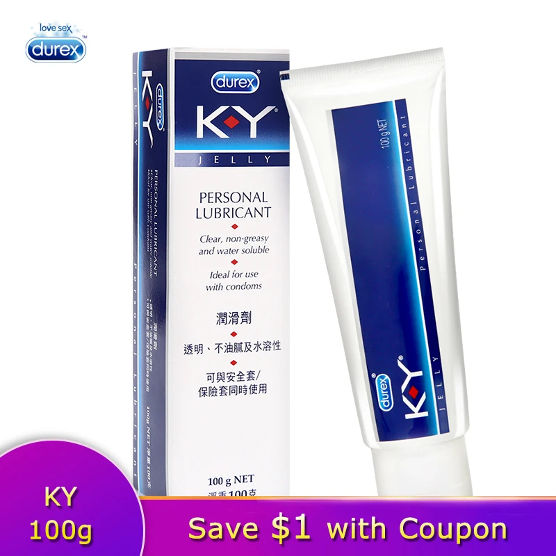 Лубрикант Durex KY на водной основе 100 г|Презервативы| |