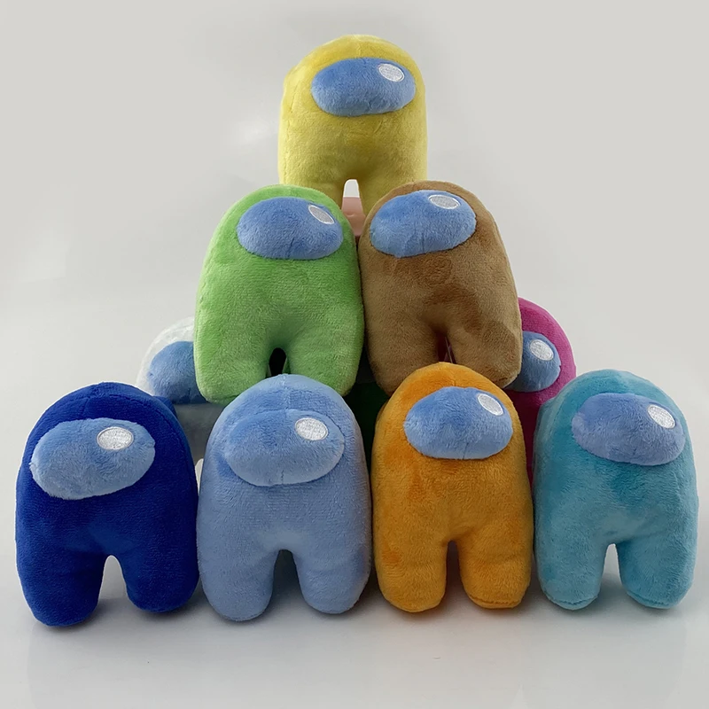 

10CM Among Us Game Plush Dolls Cartoon Pillow Toys Anime Figure Multicolor Doll Chirldren Aciton Figure Model Christmas Gifts