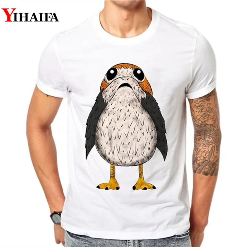 

Fashion Owl suit gym Print T-Shirt Men Graphic Tees Short Sleeve Casual T Shirts White Tee Shirt Summer Animal Tops