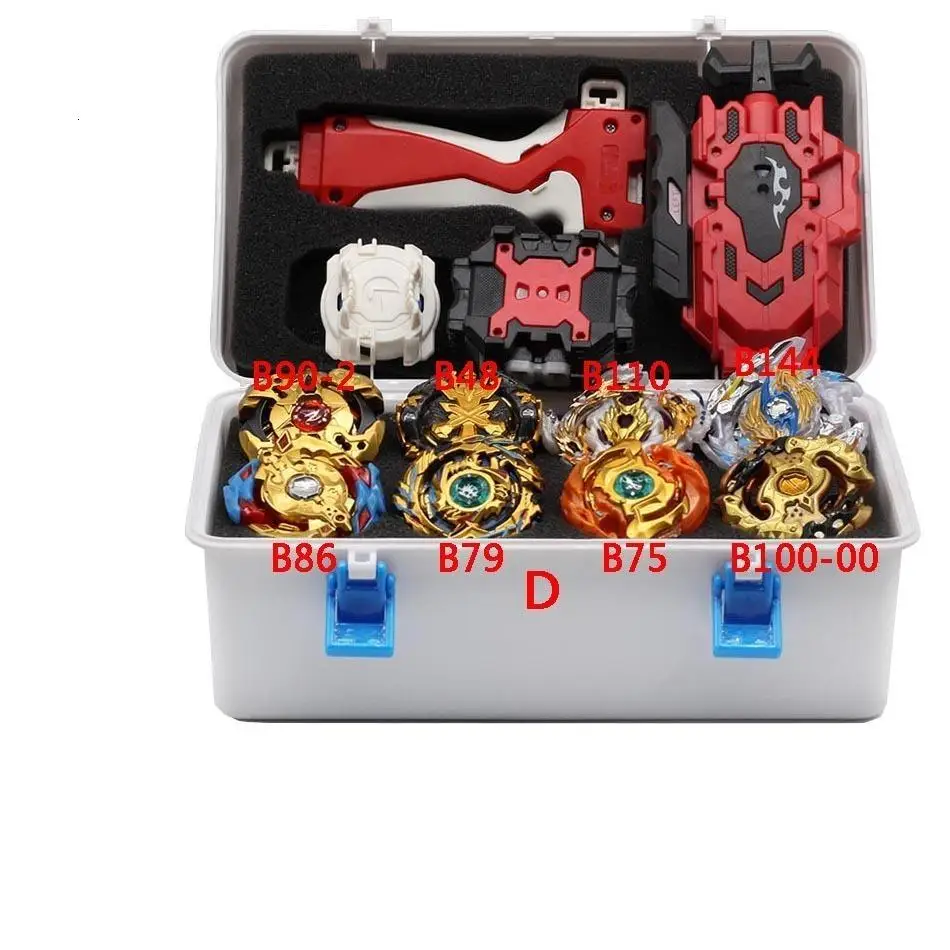 Beyblade Burst набор игрушек B150 B149 Bayblade набор металлический Fusion боевой гироскоп 4D с 4 пусковыми вращающимися верхними лезвиями игрушки