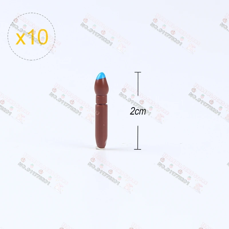 Accessories 10pcs/lot Movie Series Magic Anime Series Guitar MIC Microphone MOC Building Blocks Accessories Model Kids Toys Gift