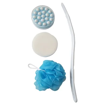 

1 Set Long Handle Bath Brush Household Rub Back Brush Practical Bathing Accessories Soft Hair Rub Mud Brush for Home Bathroom (B