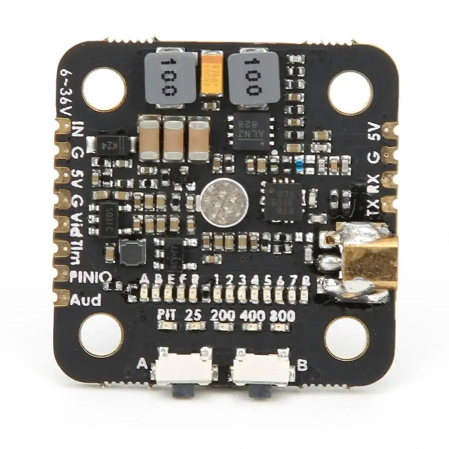VTX MINI 5 8G 40CH видео передатчик FPV гоночный Радиоуправляемый вертолет запчасти
