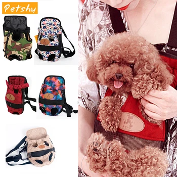 

Petshy Pet Carrier Backpack for Dogs Cats Mesh Outdoor Travel Pets Products Puppy Kitten Cage Small Dog Bags Sling Holder