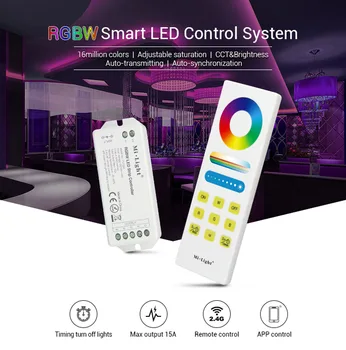 

Milight FUT044A RGBW Smart LED Control System 15A 6A/Channel 2.4G Wireless LED Controller DC12~24V