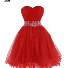 Дешевые королевские Буле короткие платья для выпускного вечера Бисероплетение выпускного вечера вечерние платья Vestido de Formatura BM85