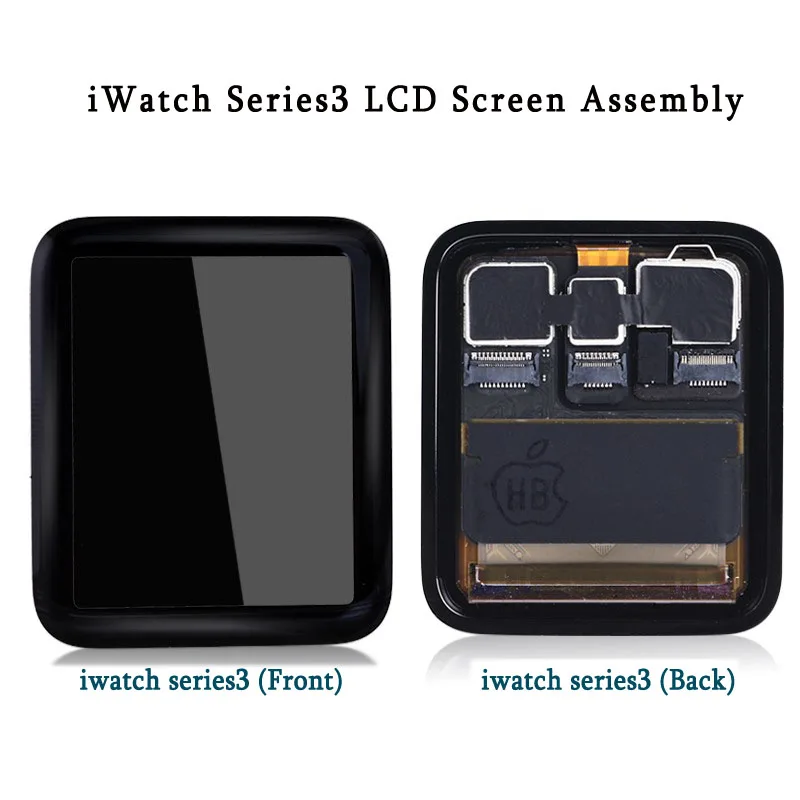 Для Apple Watch Series 2 lcd дисплей сенсорный экран дигитайзер 38 мм/42 мм Pantalla Замена для iwatch S1-S5 lcd+ закаленное стекло