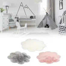 Пушистые коврики восьмицветочный ковер с лепестками напольная Подушка-коврик для детской комнаты спальни искусственный плюш Быстрая