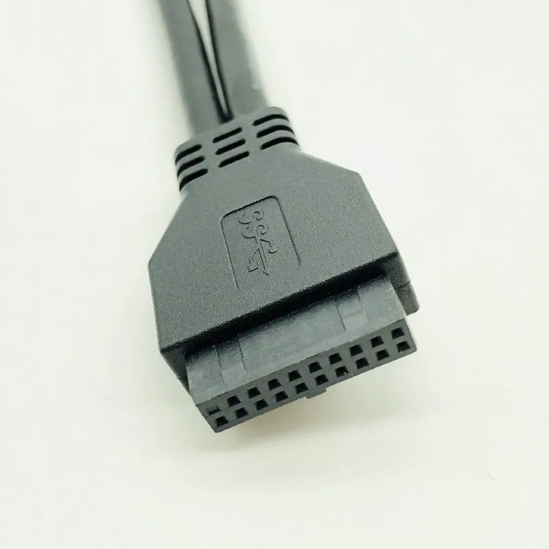USB 3.0 20 контактный кабель передней панели USB3.0 Hub 3 0 с двумя портами Мама